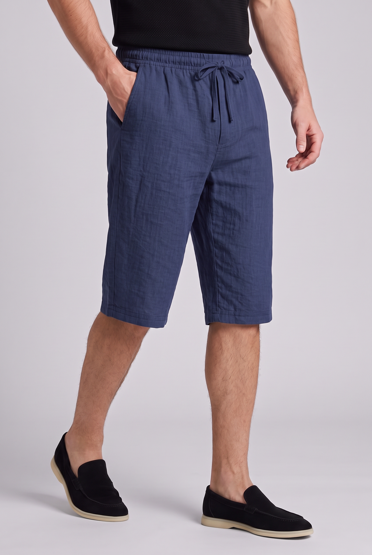 The Ischia Shorts - Navy Blue