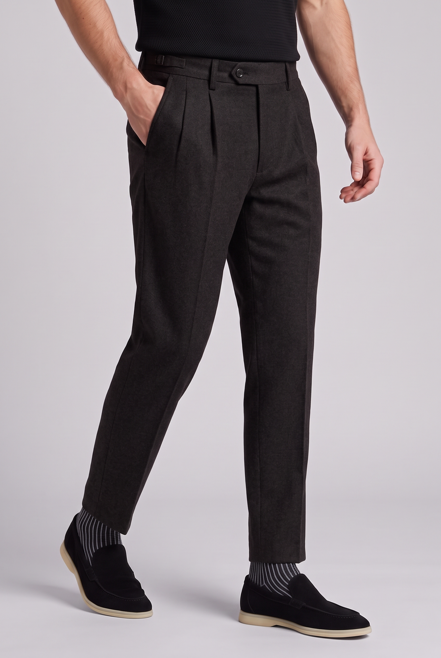 The Mantova Trouser - Black