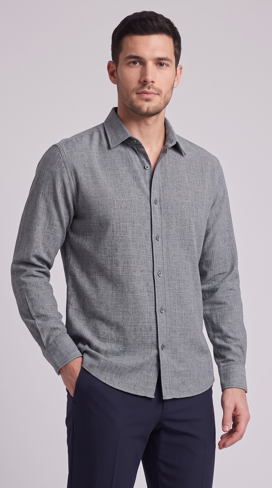 The Ravello Shirt - Gray