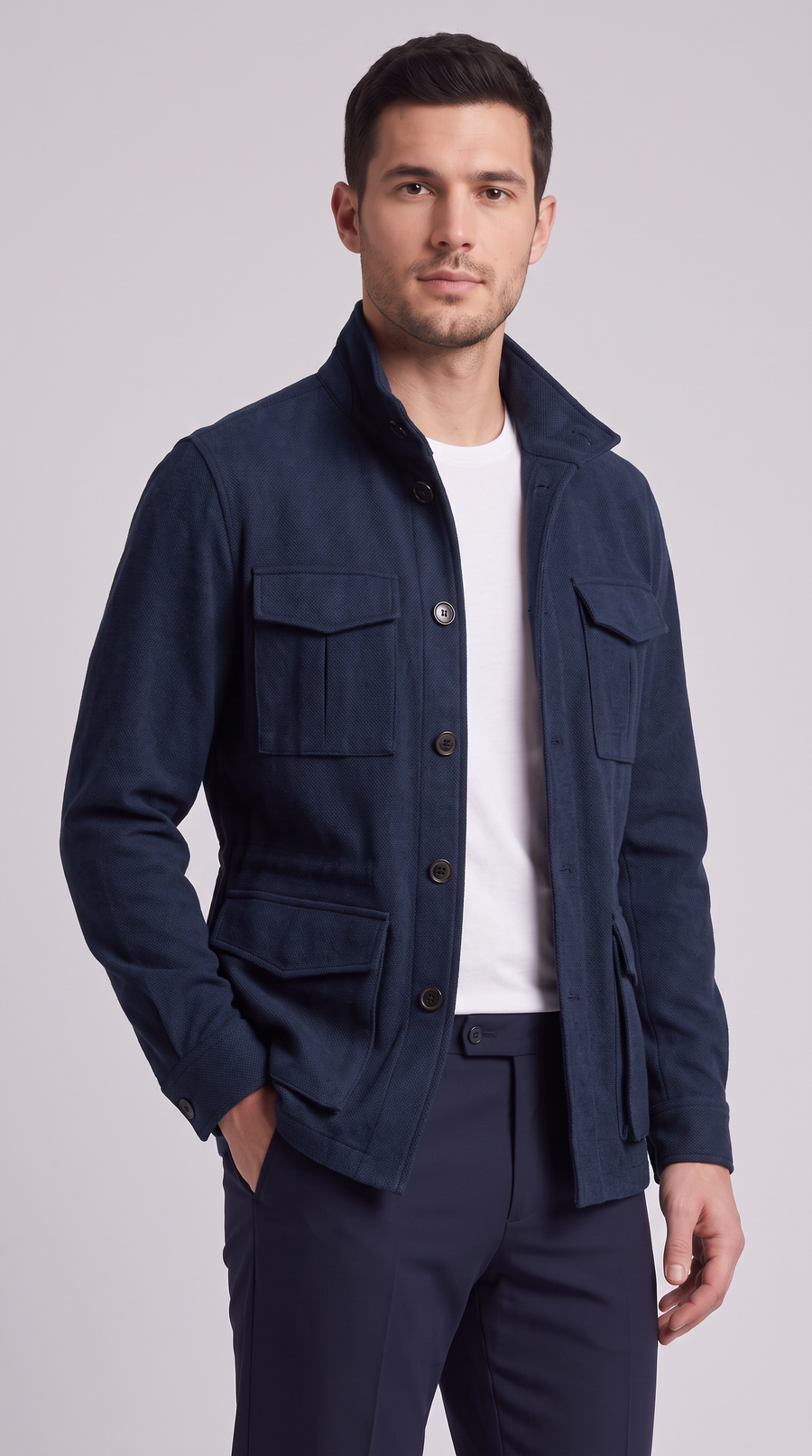 The Bologna Jacket - Blue black