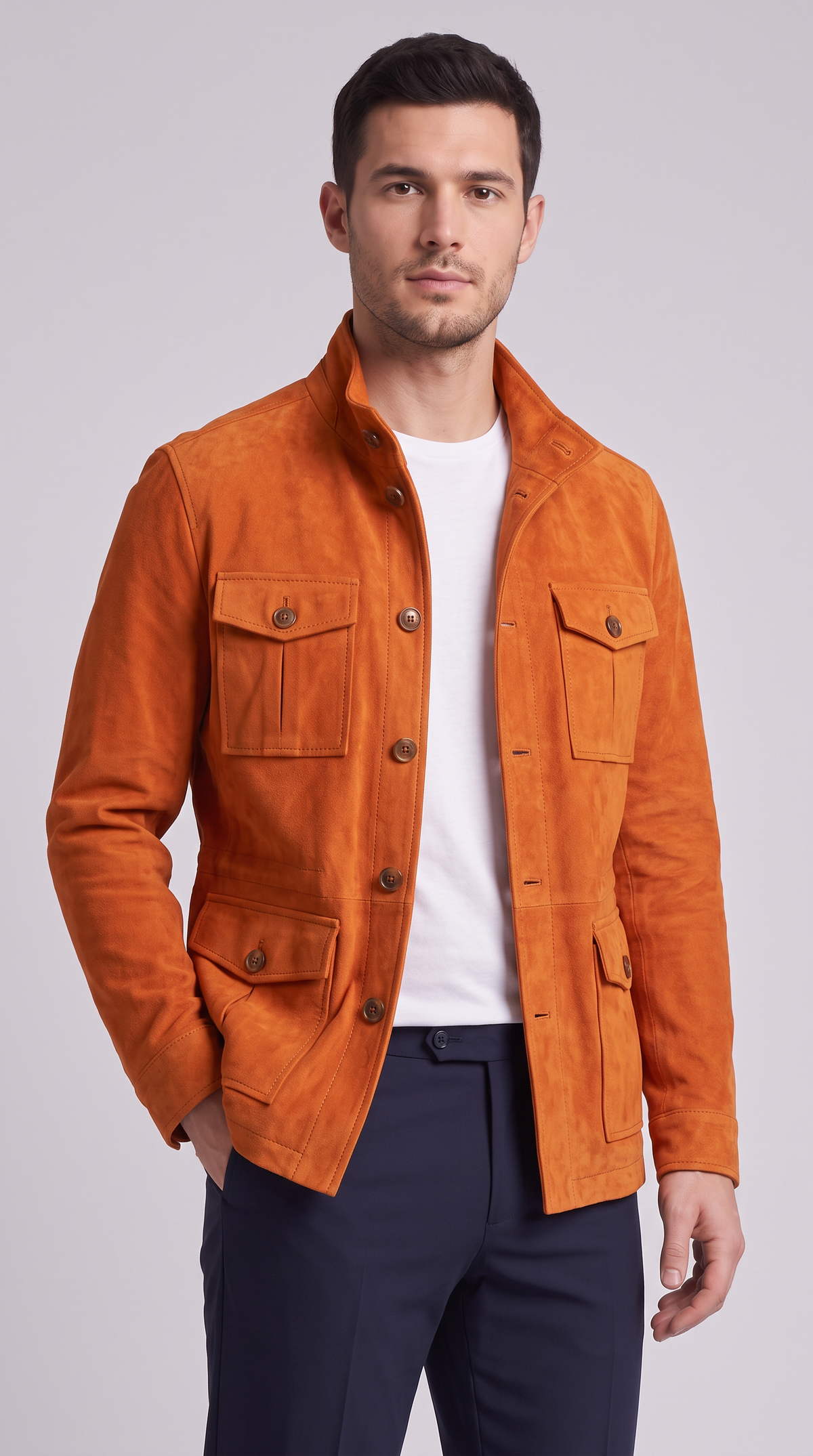 The Bologna Jacket - Orange
