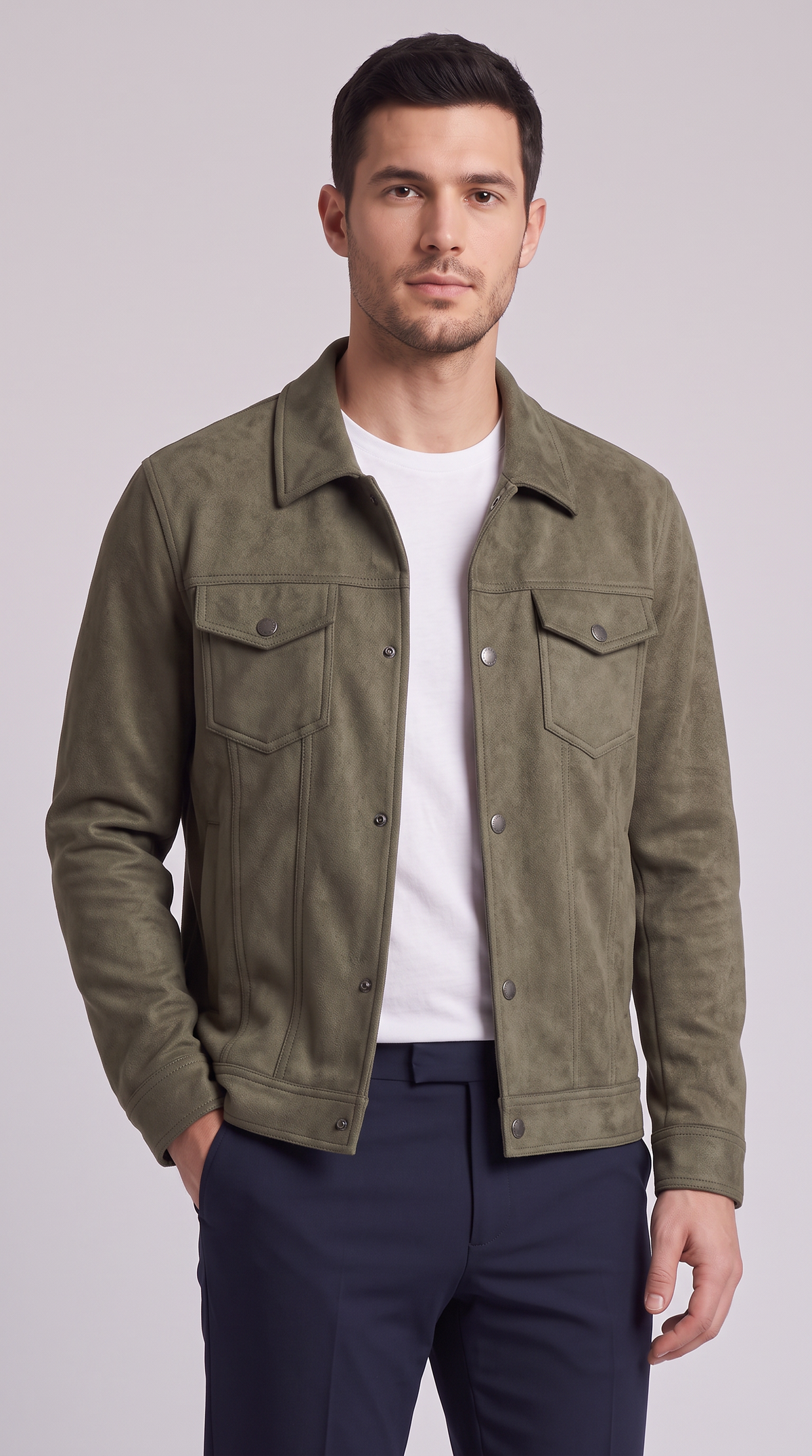 The Bergamo Jacket - Army Green
