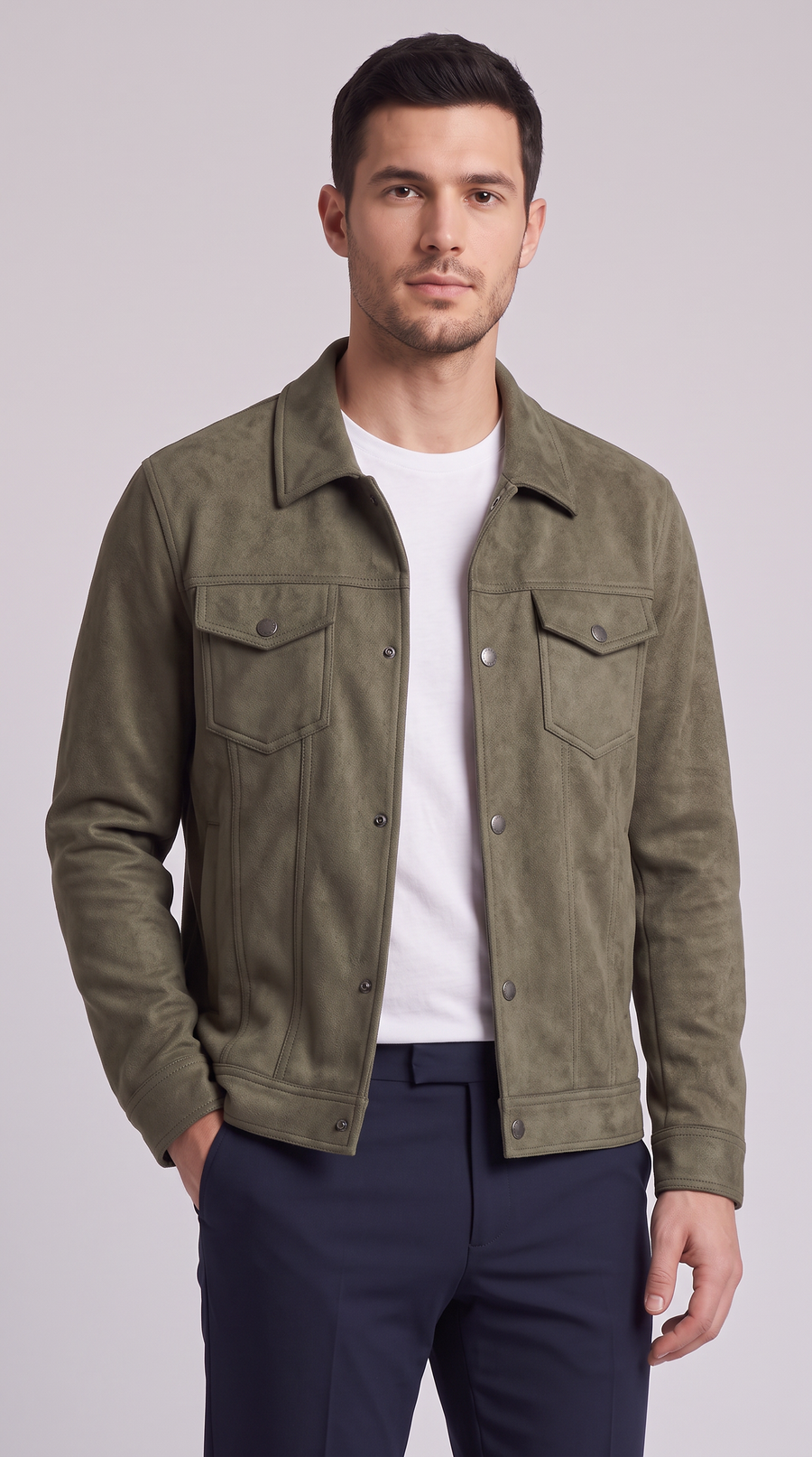 The Bergamo Jacket - Army Green