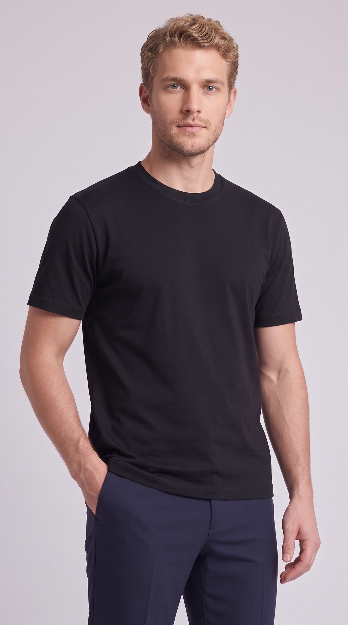 The Essenza Regular Tee - Black