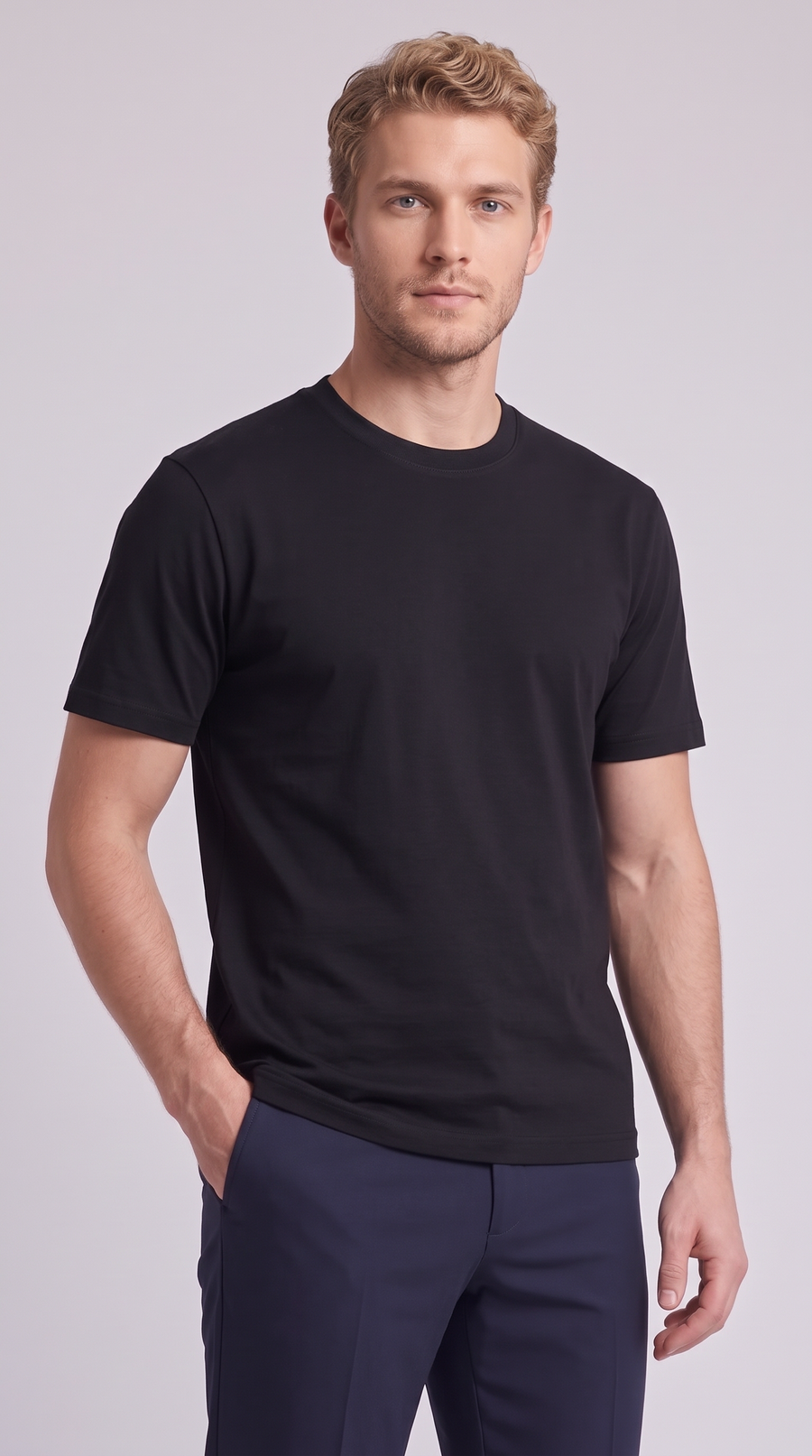 The Essenza Regular Tee - Black