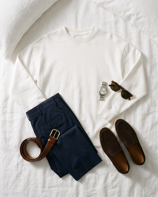 Flat lay del conjunto