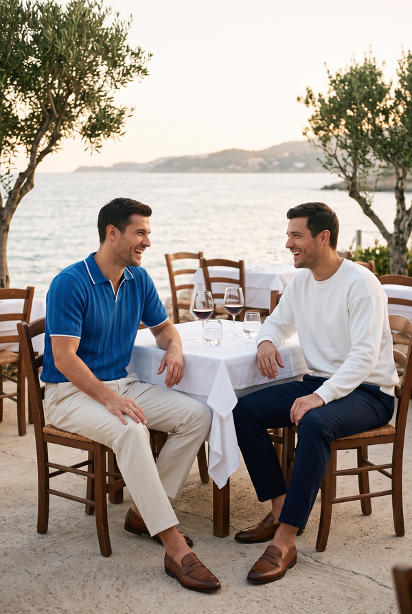 Terraza junto al mar