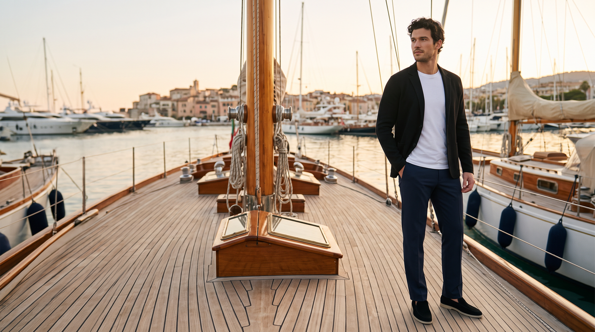 Velero en el puerto